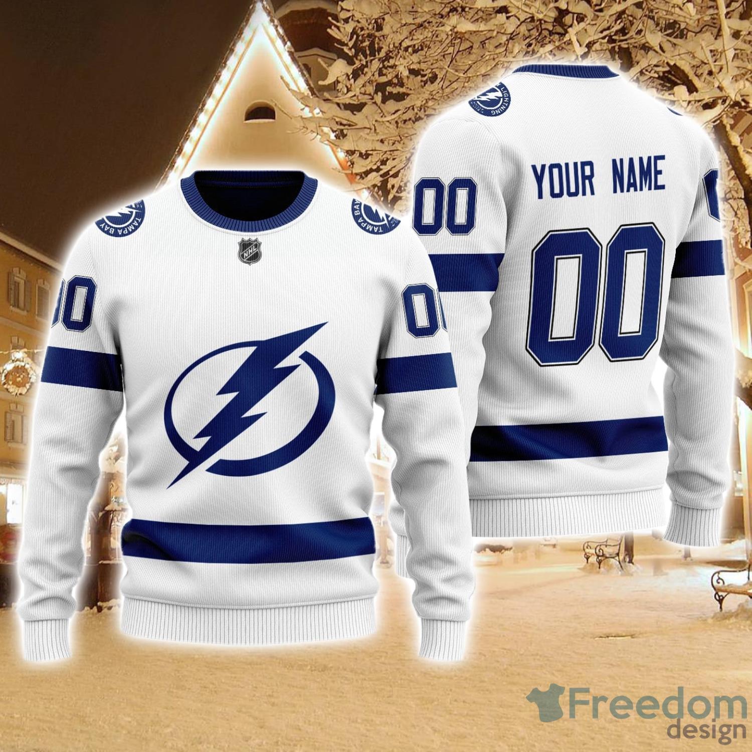 BEST NHL Tampa Bay Lightning LGBT Pride Blue Personalized Custom