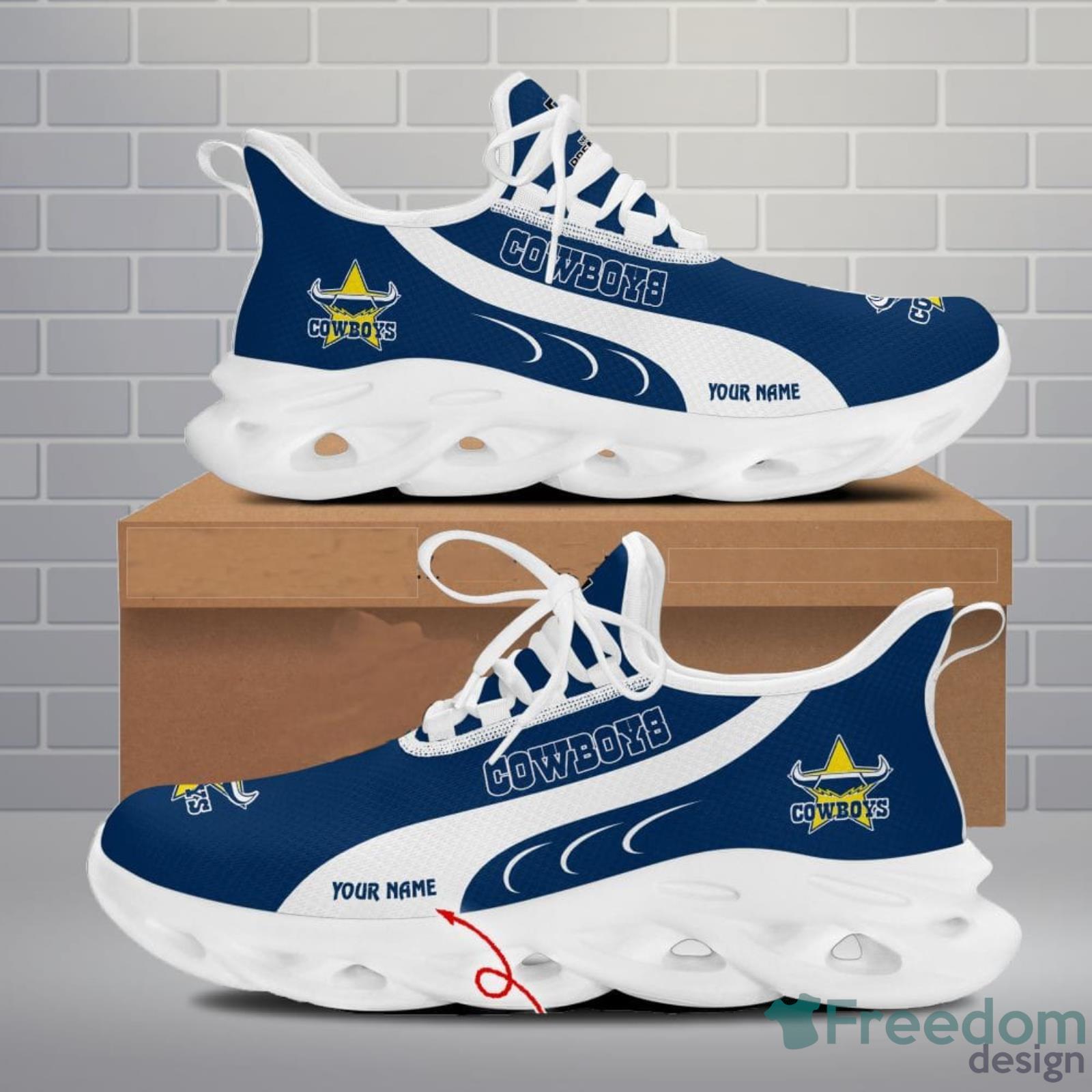 NRL North Queensland Cowboys Max Soul Shoes Men And Women Sports