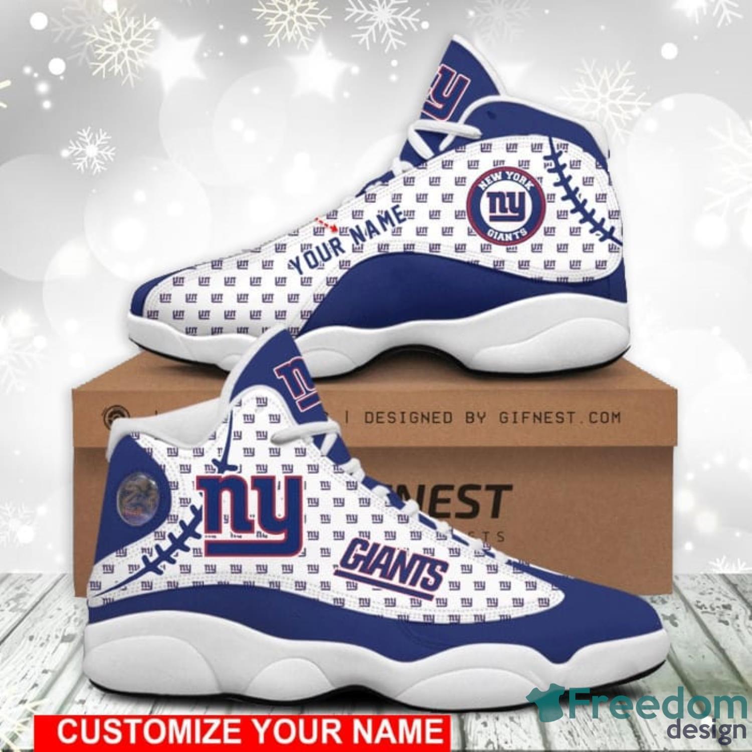 New York Giants Sport Lover Air Force Shoes For Fan - Freedomdesign