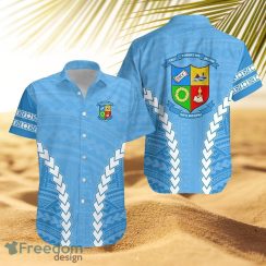 ‘otu Ha’apai Blue Hawaiian Shirt