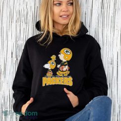 Peanuts Charlie Brown Snoopy And Woodstock Green Bay Packers Walking Shirt image Peanuts Charlie Brown Snoopy And Woodstock Green Bay Packers Walking Shirt - Unisex Hoodie