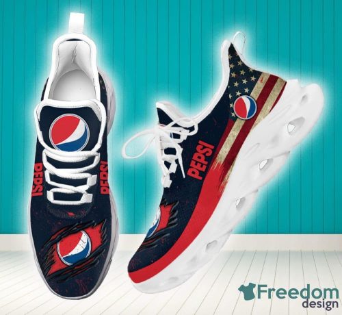 pepsi Logo Max Soul Shoes Unveil Sport Sneakers New Brands Gift For Men And Women - pepsi Sneaker Shoes Photo 2