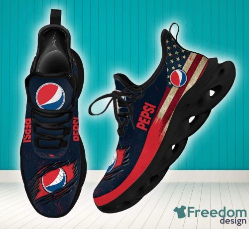 pepsi Logo Max Soul Shoes Unveil Sport Sneakers New Brands Gift For Men And Women - pepsi Sneaker Shoes Photo 1