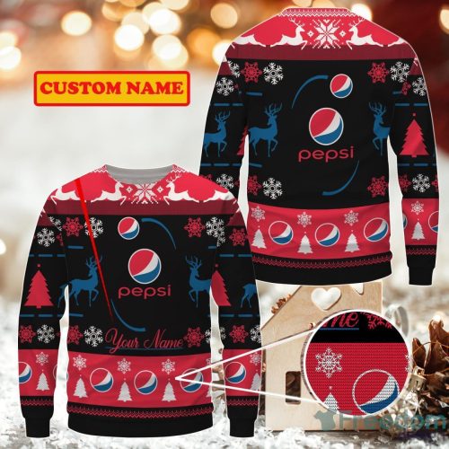 Pepsi Ugly Christmas Sweater Uniform Custom Name Product Photo 1