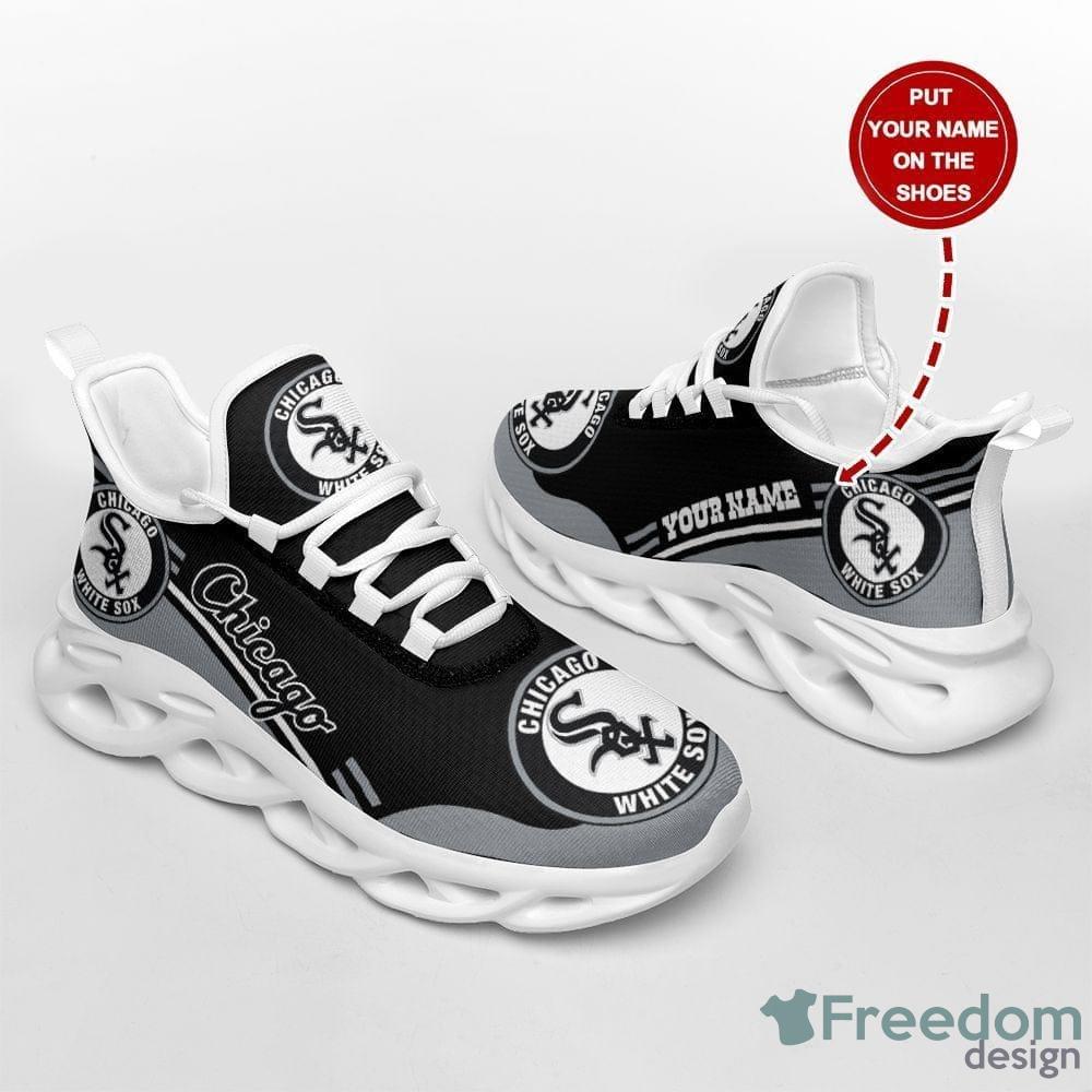 Chicago White Sox MLB Max Soul Shoes Custom Name Running Sneakers For Fans  Gift - Freedomdesign