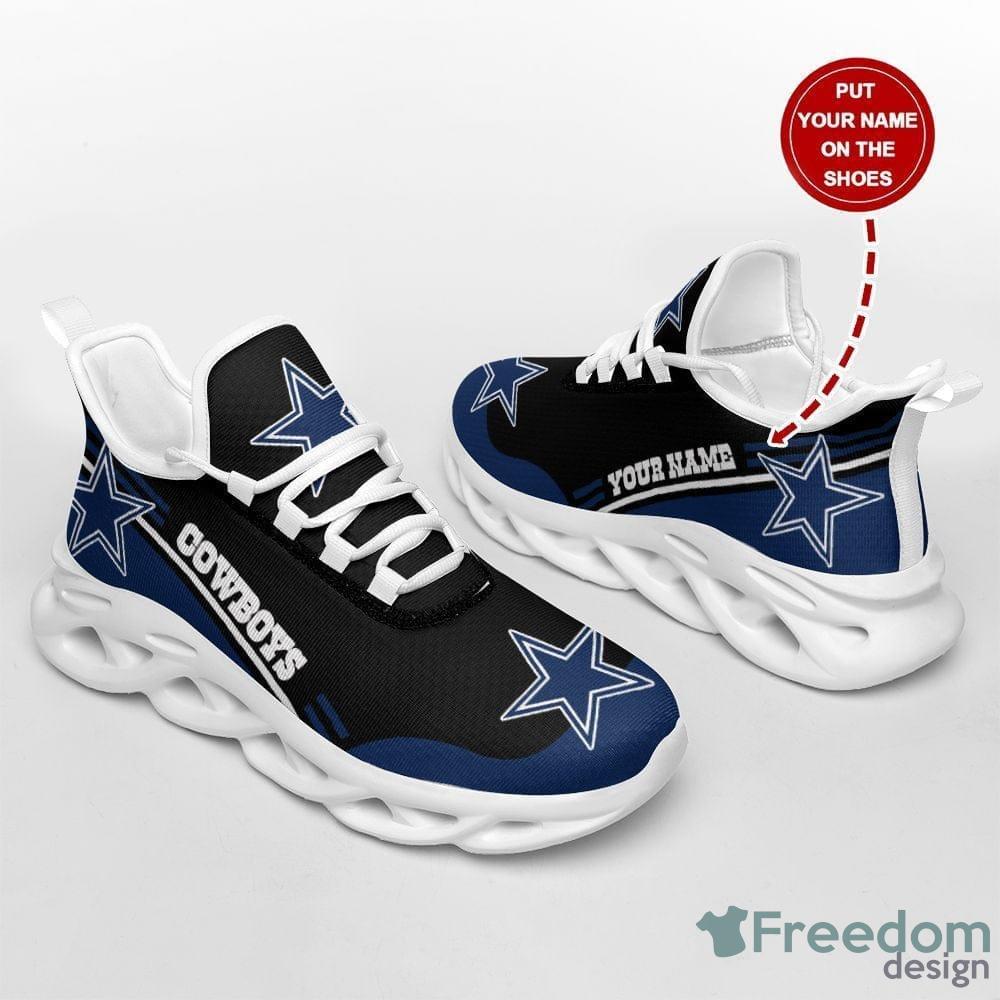 Dallas Cowboys Personalized Luxury NFL Max Soul Shoes Gift For Fans