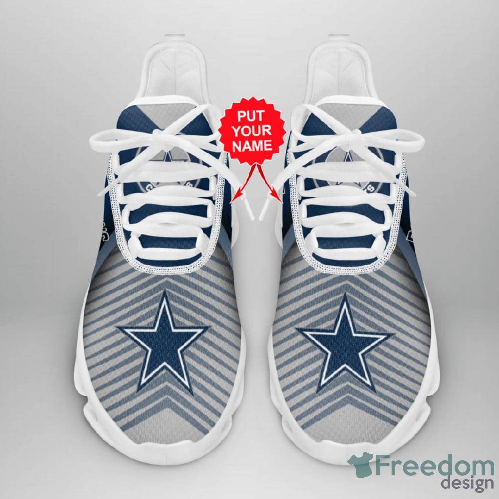 Dallas Cowboys Best Gift For NFL Fans Max Soul Shoes Custom Name For Men  And Women Running Sneakers - Freedomdesign