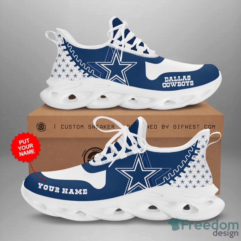 Dallas Cowboys NFL Clunky Sneakers Max Soul Shoes - Growkoc