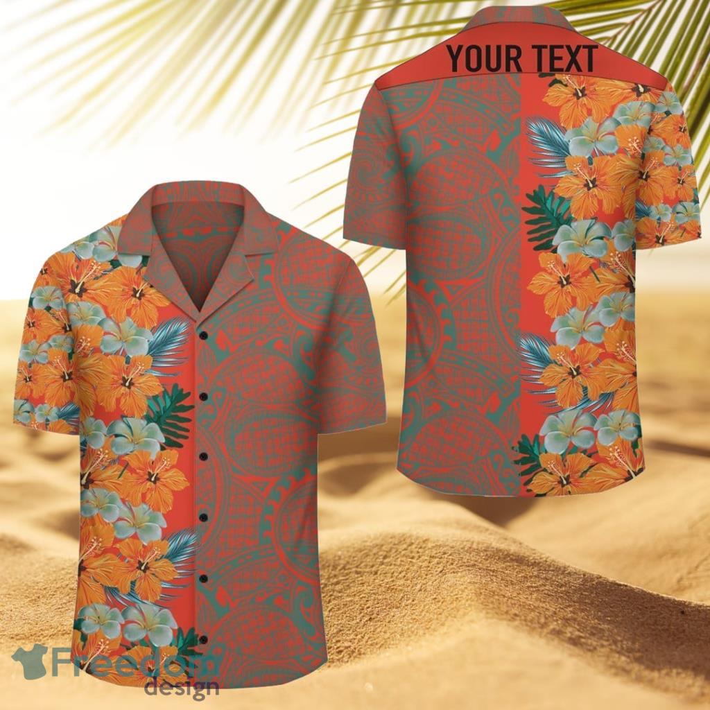 Personalized Hibiscus Flower Hawaiian Custom Summer Shirt