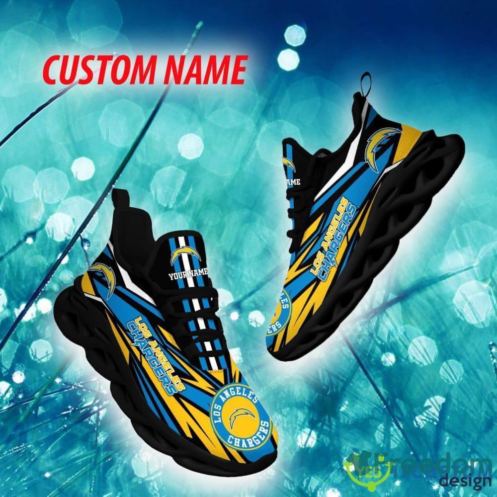 NFL Los Angeles Chargers Powder Blue Gold Max Soul Sneakers Sport