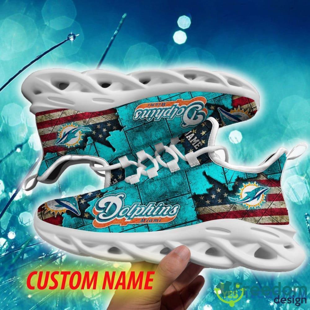 ADS003 DS004 NFL-Miami Dolphins-Personalized MAX SOUL SHOES And baseball  jersey shirt M1 – Sensistore