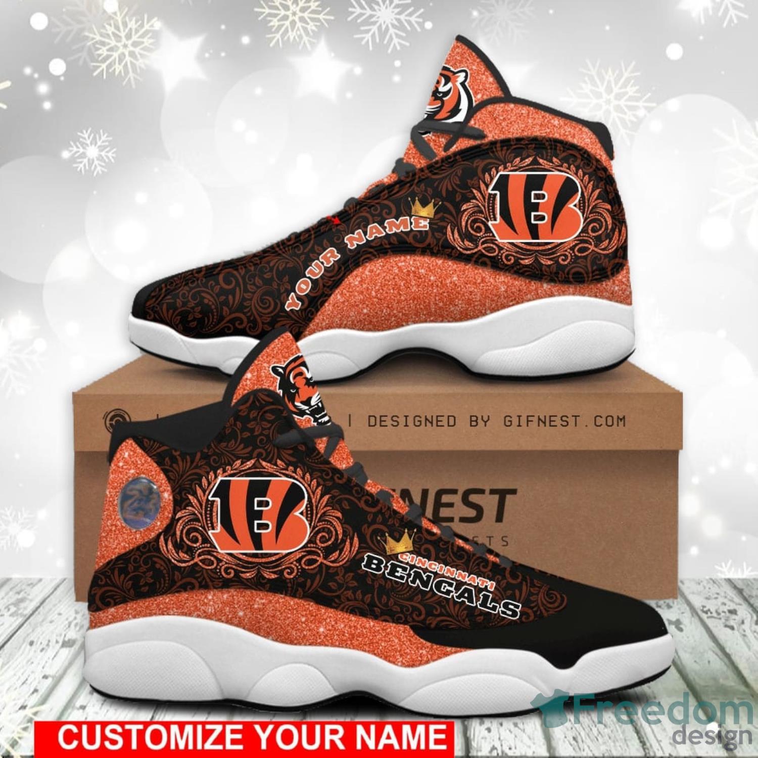 NBA Denver Nuggets Air Jordan 13 Line Custom Name Shoes - Freedomdesign