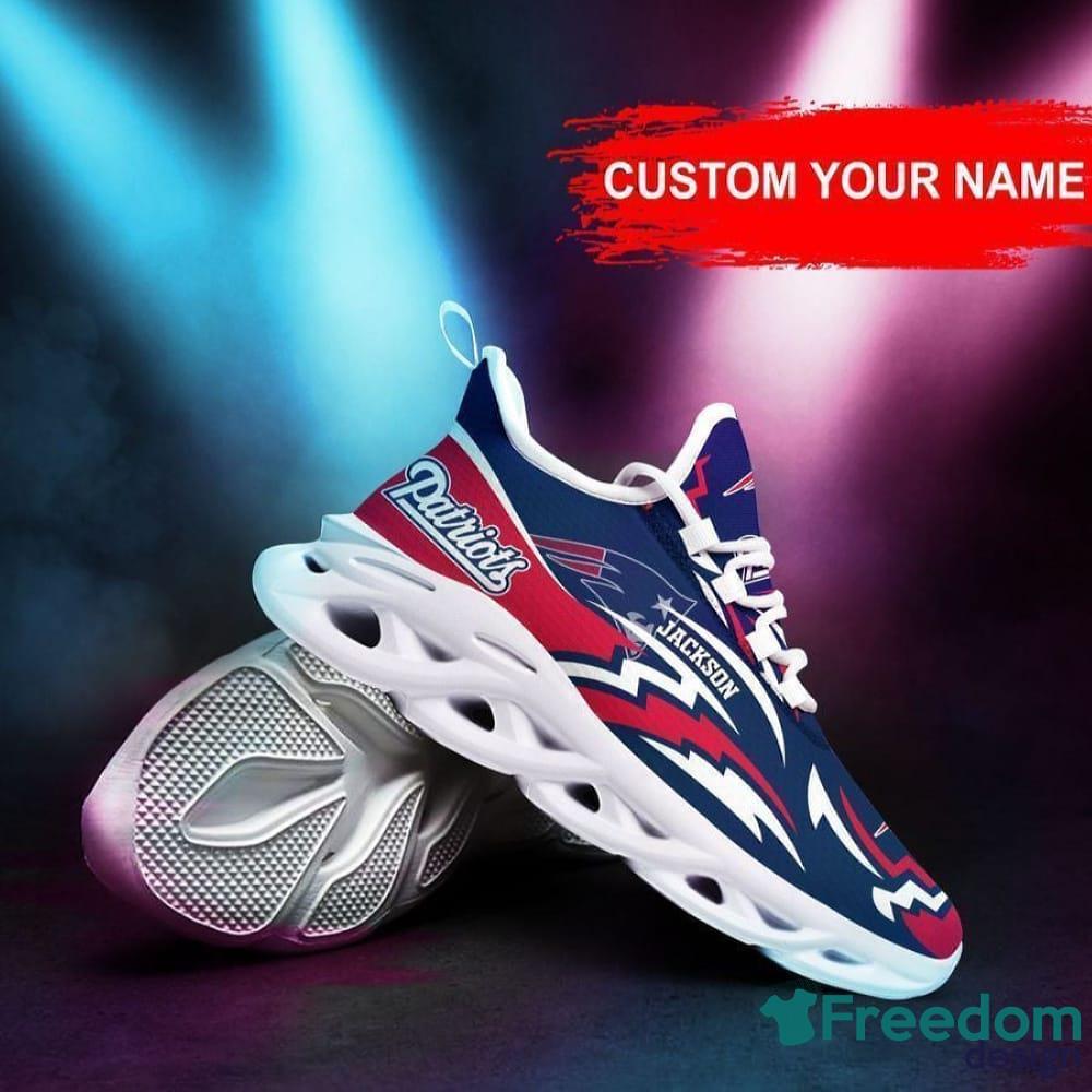 New England Patriots Personalized Name Clunky Sneakers Special Gifts For  Fans