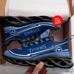 Personalized Tennessee Titans Max Soul Shoes Style For Men And Women Gift Fans Clunky Sneakers - Tennessee Titans Max Soul Shoes, NFL Max Soul Shoes, Sports Personalized Max Soul Shoes, Fashion Shoes, Shoes Men and Women_2