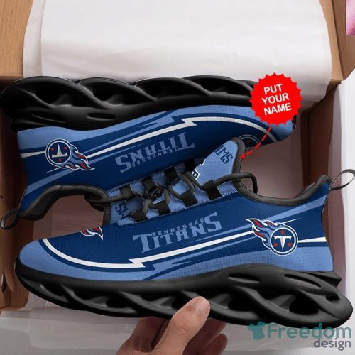 Personalized Tennessee Titans Max Soul Shoes Style For Men And Women Gift Fans Clunky Sneakers - Tennessee Titans Max Soul Shoes, NFL Max Soul Shoes, Sports Personalized Max Soul Shoes, Fashion Shoes, Shoes Men and Women_2