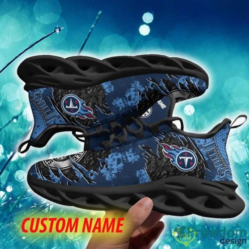 Personalized Tennessee Titans Urbanite Chunky Shoes AOP Gift Fans Max Soul Sneakers - Tennessee Titans Max Soul Sneaker NFL photo 2