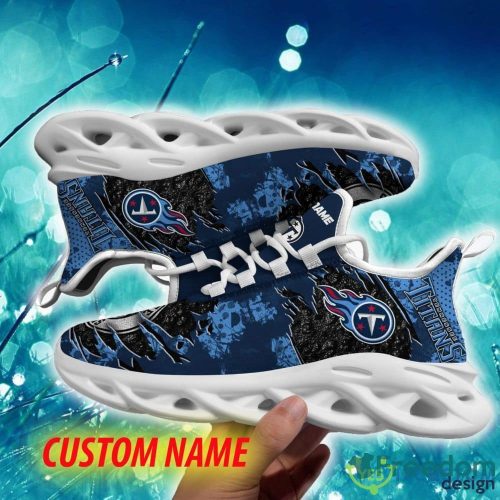 Personalized Tennessee Titans Urbanite Chunky Shoes AOP Gift Fans Max Soul Sneakers - Tennessee Titans Max Soul Sneaker NFL photo 6