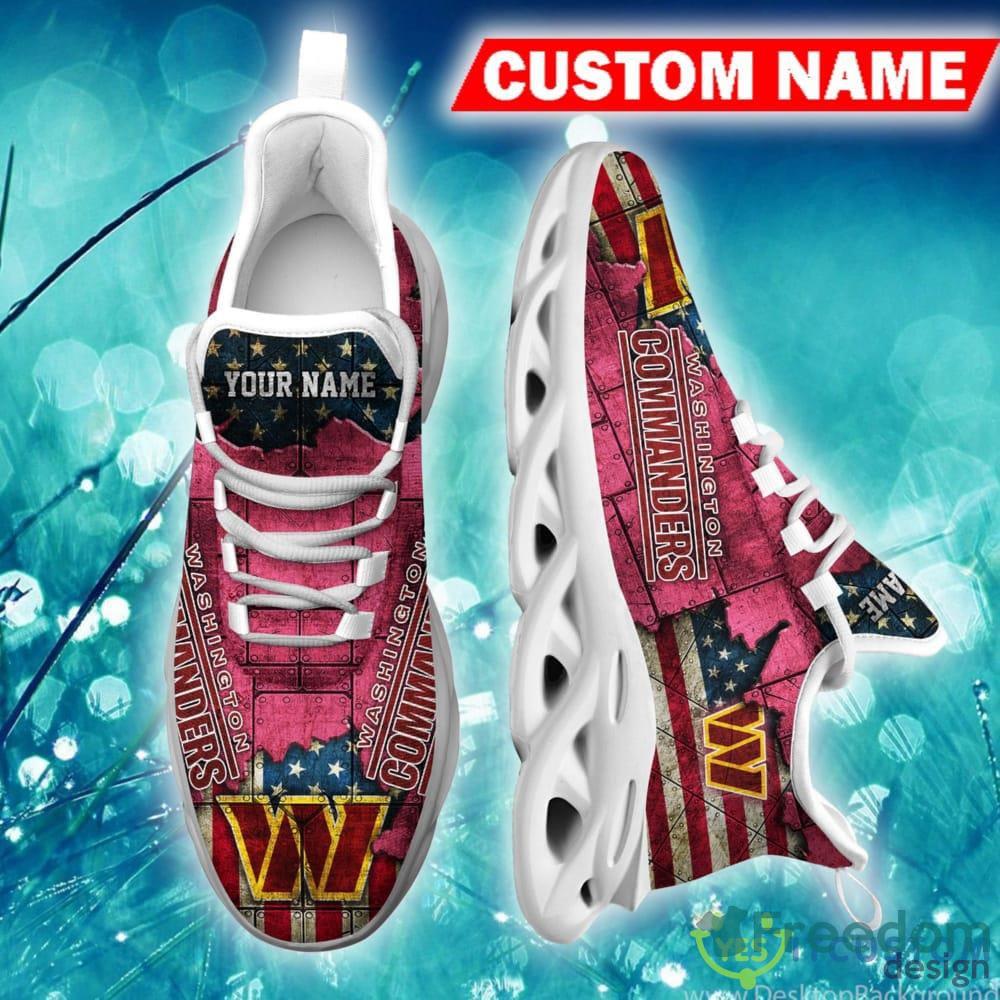 Personalized Washington Commanders Footwear Chunky Shoes AOP Gift Fans Max  Soul Sneakers - Freedomdesign