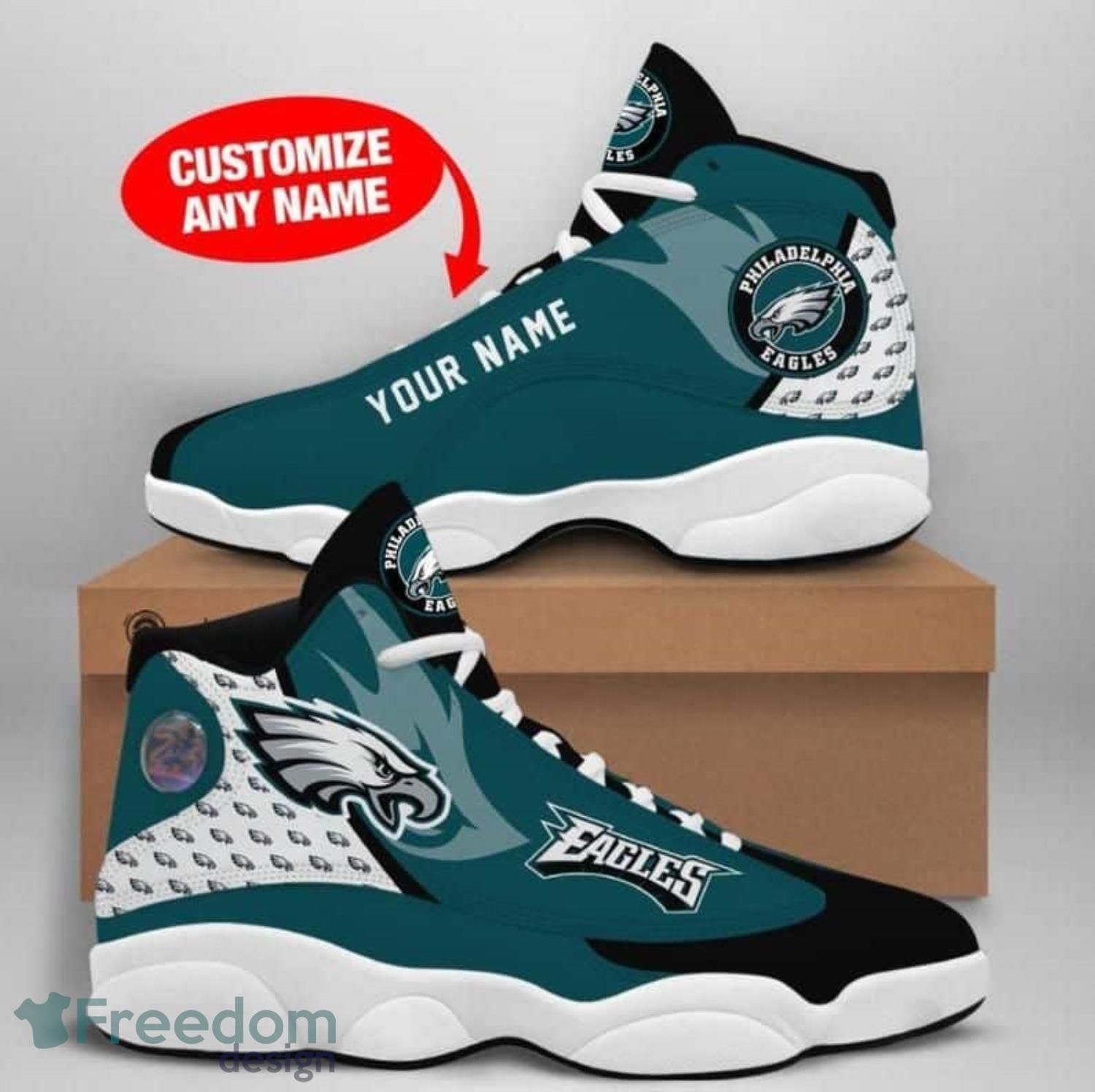 NFL Philadelphia Eagles Air Jordan 13 Shoes - Custom JD13 Sneakers