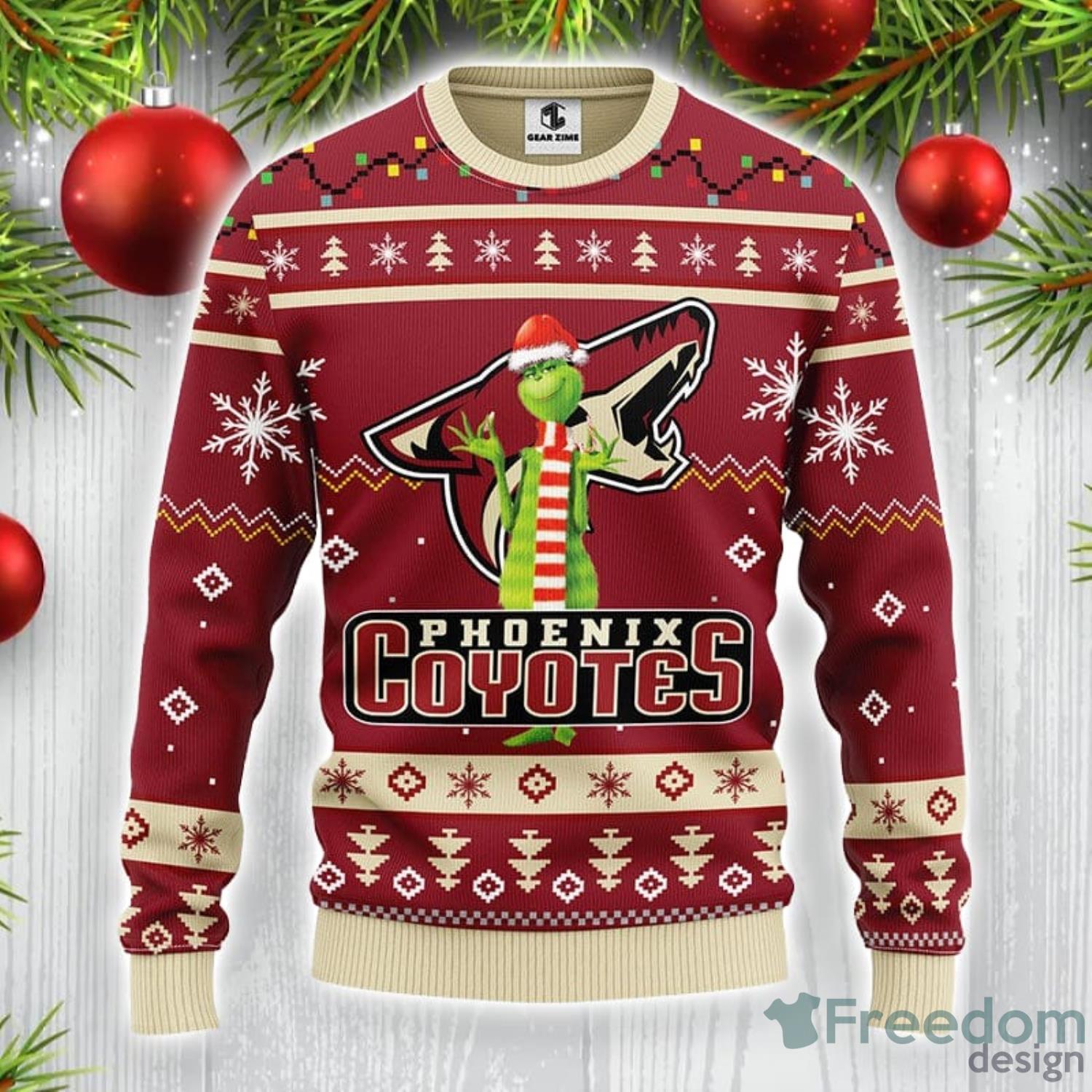 Phoenix Coyotes Minion Ugly Sweater Gift For Christmas