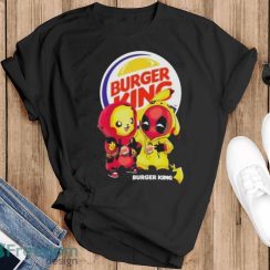 Pikachu And Deadpool Burger King Shirt