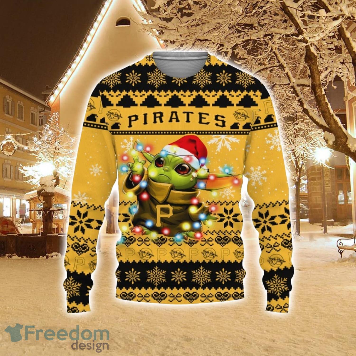 Lakers Ugly Sweater Baby Yoda Star Wars 3D Ugly Christmas Sweater Presents  Christmas For Men And Women - Limotees