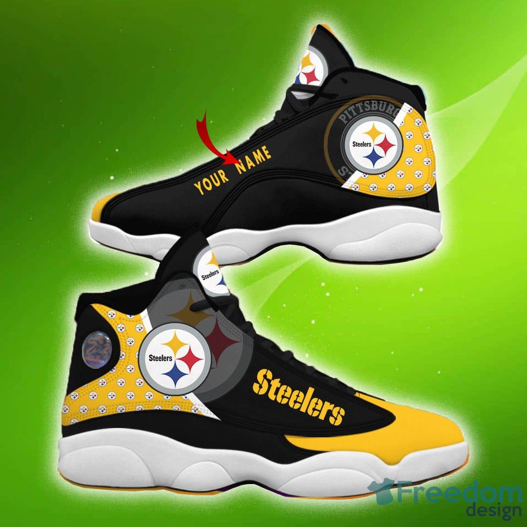 Pittsburgh Steelers Air Jordan 11 Sneakers Gifts For Men Women Custom Name  Shoes - Freedomdesign