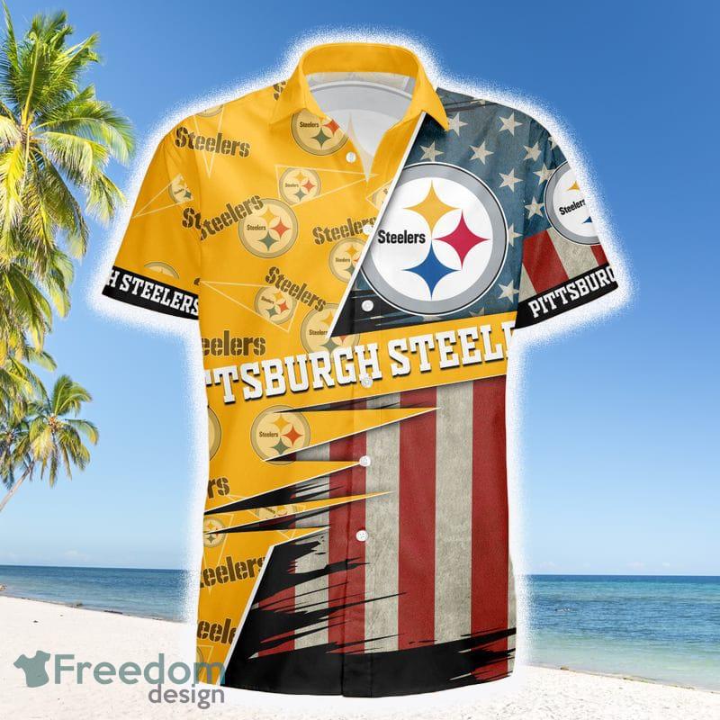 American Flag Pittsburgh Steelers Shirt - Freedomdesign