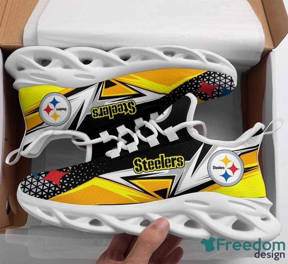 Pittsburgh Steelers NFL Max Soul Sneakers Running Shoes - Banantees