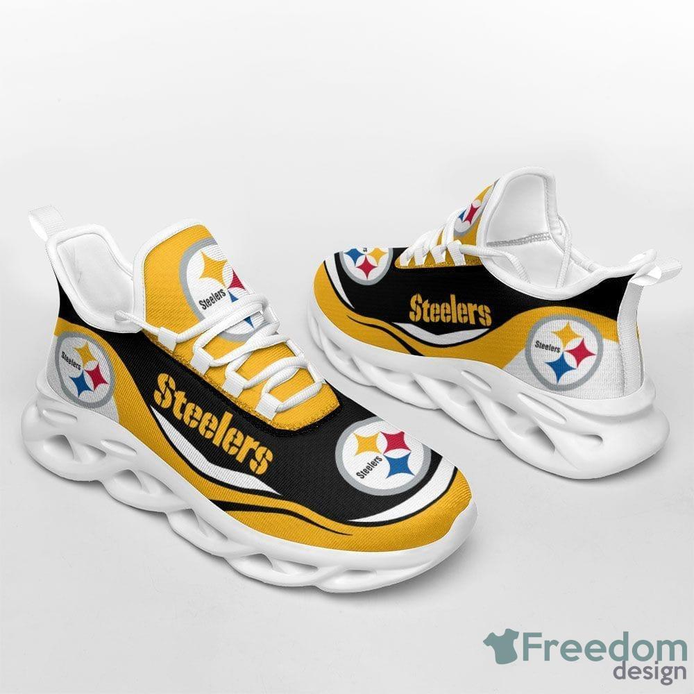 Pittsburgh Steelers Edgy Sports Shoes Gift Fans Max Soul Sneakers For Men  And Women - Freedomdesign