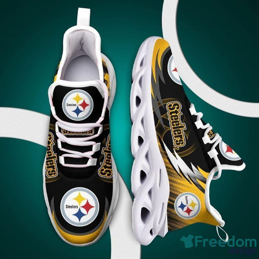 Pittsburgh Football Steelers Max Soul Shoes Men And Women Running Sneakers  Shoes For Fans