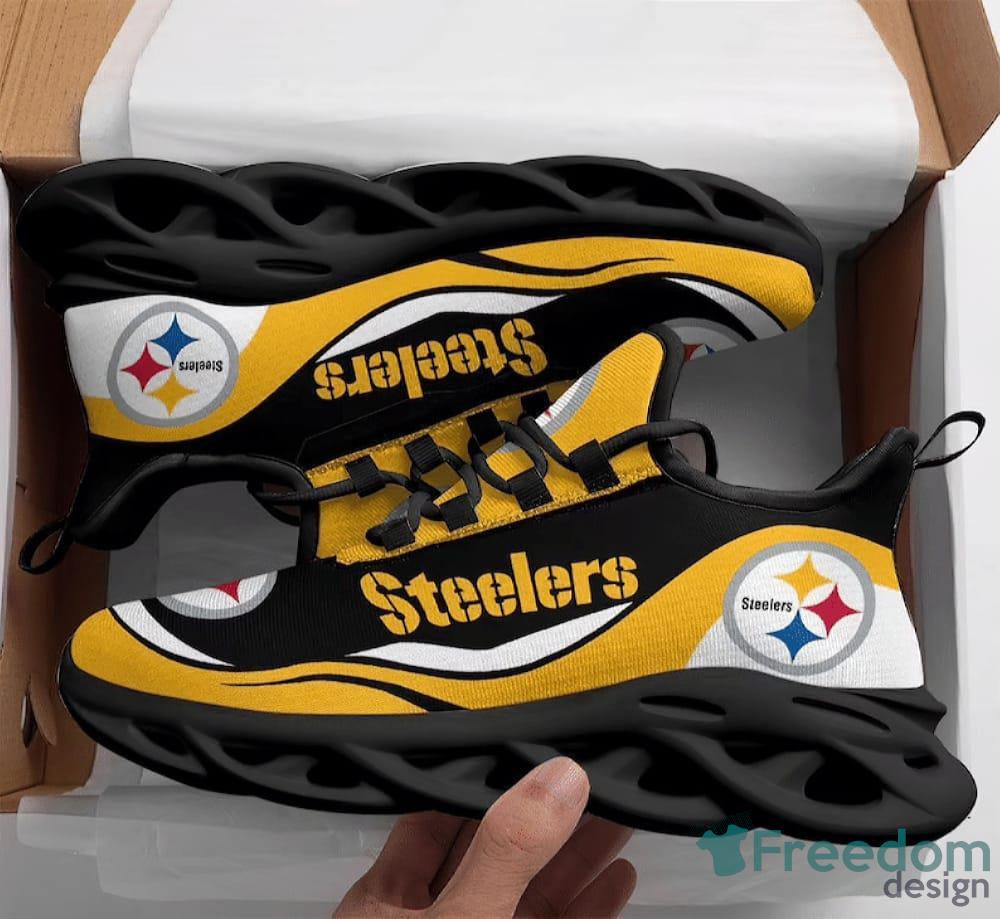 Pittsburgh Steelers Edgy Sports Shoes Gift Fans Max Soul Sneakers