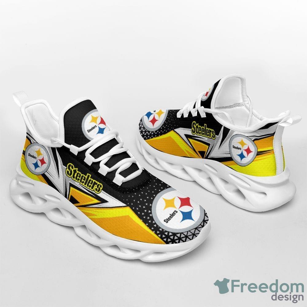 Pittsburgh Steelers Embrace Custom Name Chunky Sneaker AOP Gift Fans Max  Soul Shoes - YesItCustom