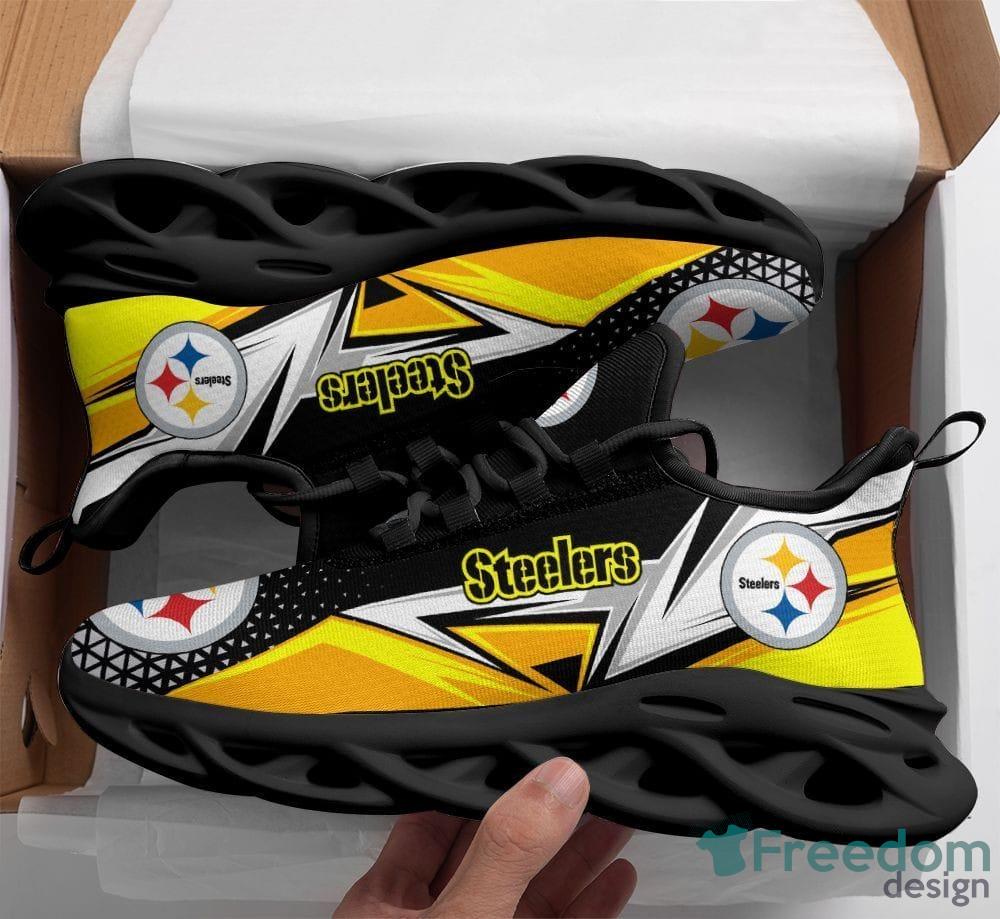 Pittsburgh Steelers Embrace Custom Name Chunky Sneaker AOP Gift Fans Max  Soul Shoes - YesItCustom