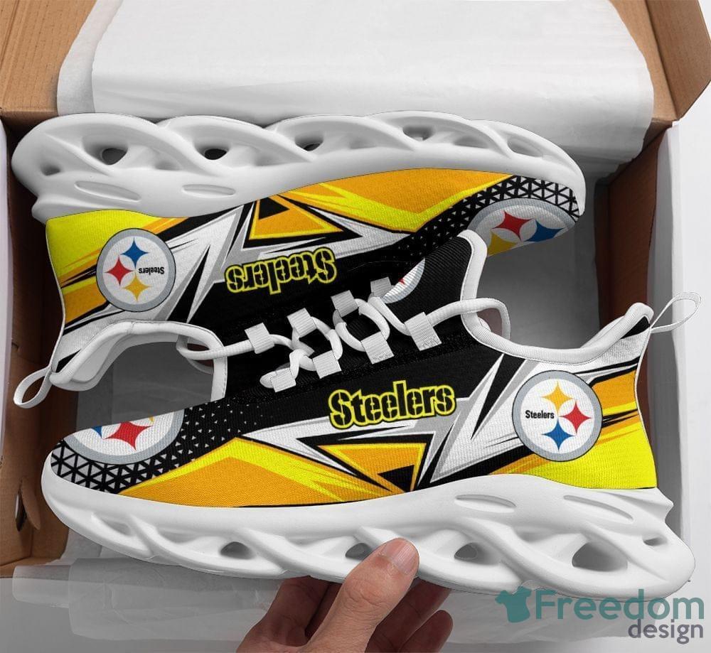 Pittsburgh Football Steelers Max Soul Shoes Men And Women Running Sneakers  Shoes For Fans