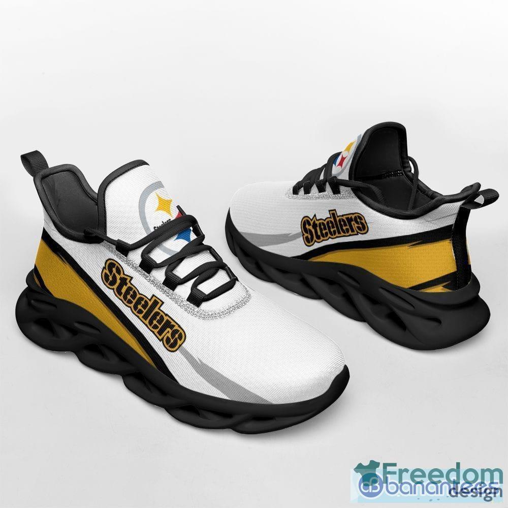 Pittsburgh Steelers Edgy Sports Shoes Gift Fans Max Soul Sneakers