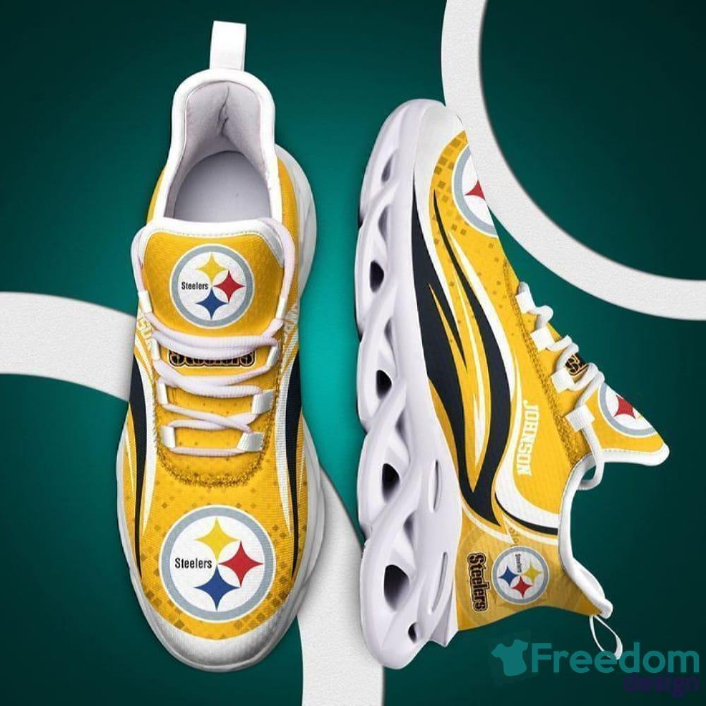 Pittsburgh Steelers Tiger Skin Custom Air Jordan 4 Sneaker