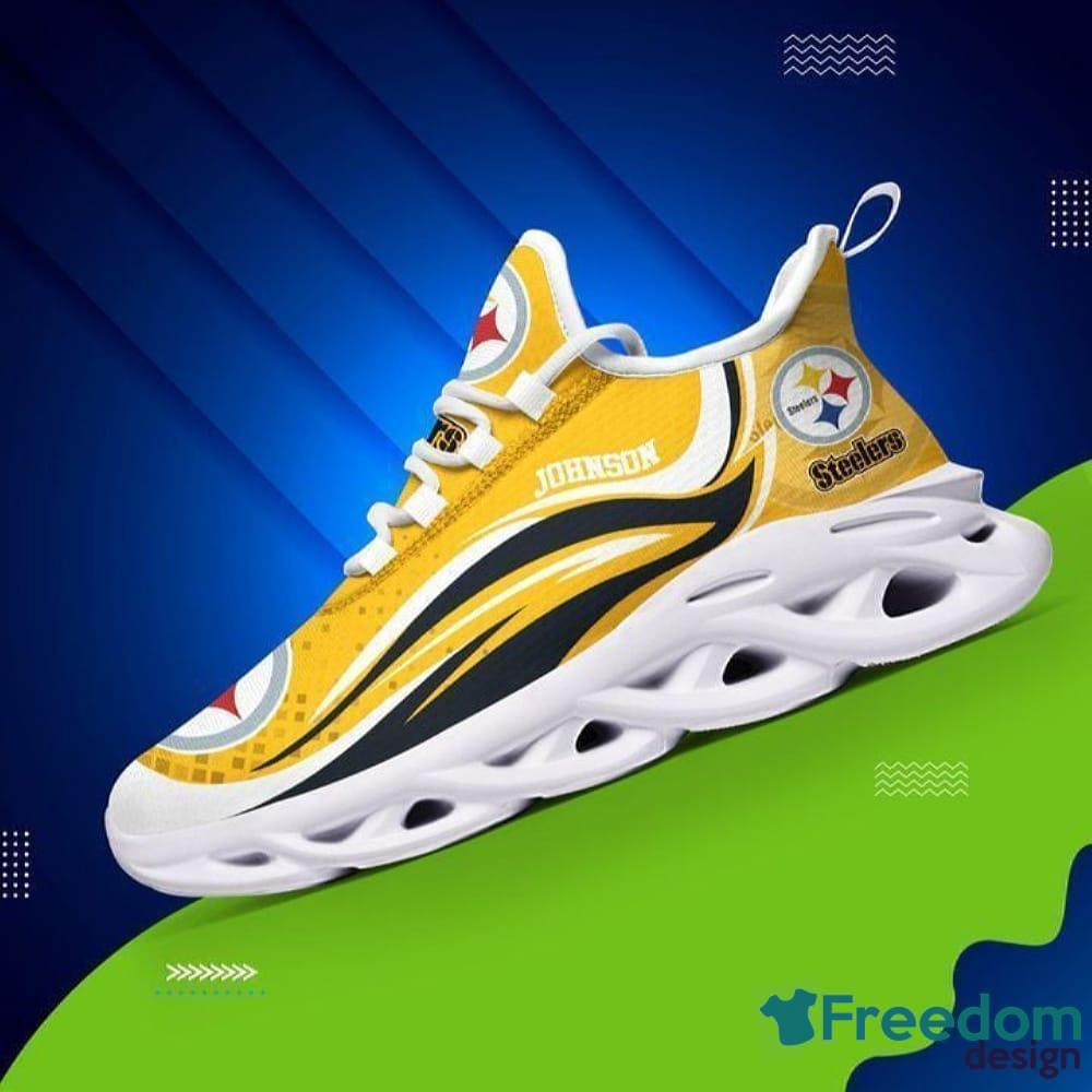 Pittsburgh Steelers Edgy Sports Shoes Gift Fans Max Soul Sneakers For Men  And Women - Freedomdesign