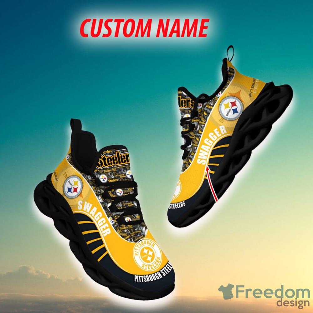 Pittsburgh Steelers NFL Yellow Air Force Shoes Gift For Fans - Freedomdesign