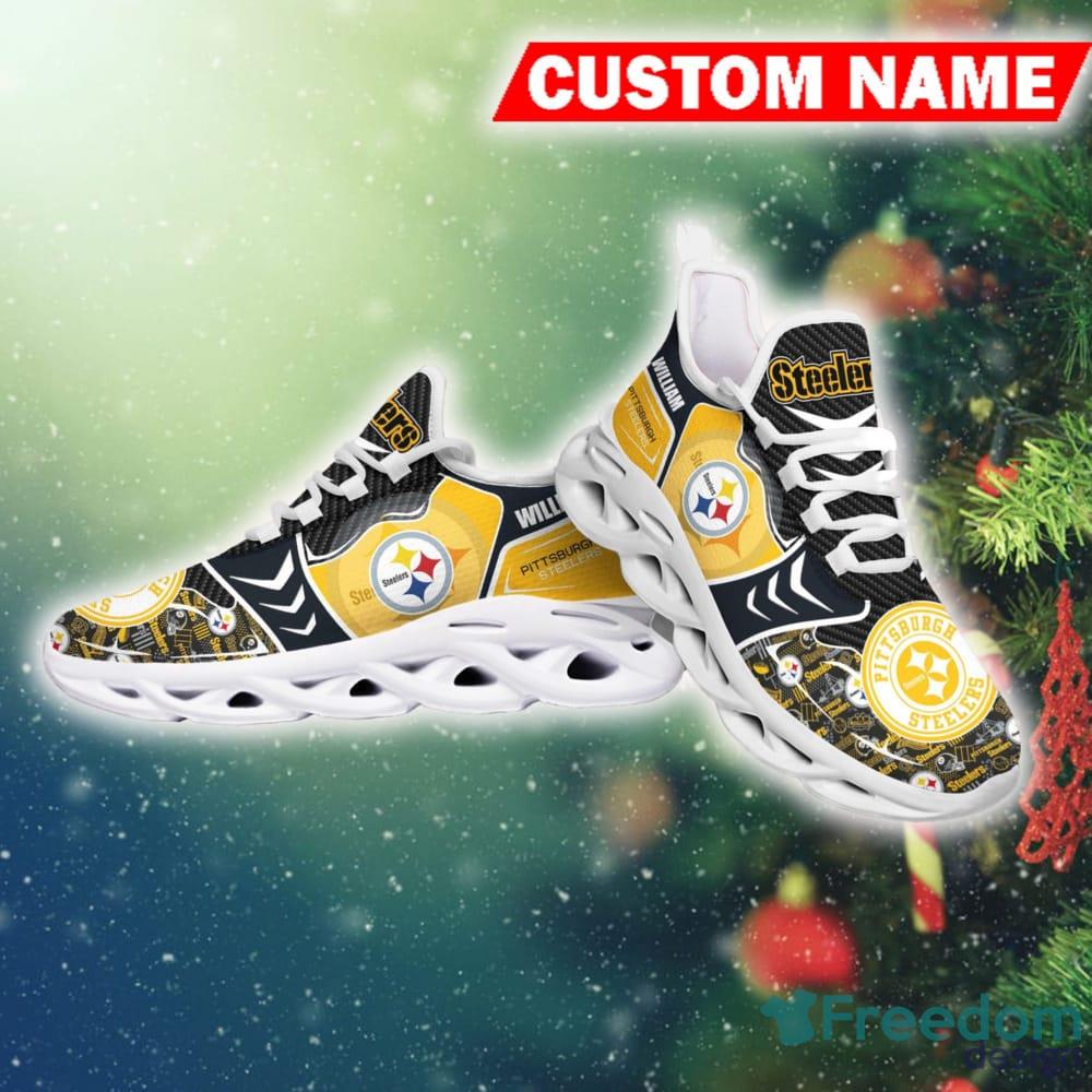 Pittsburgh Steelers NFL Collection Max Soul Shoes Personalized Name Chunky  Sneakers For Men Women - Freedomdesign