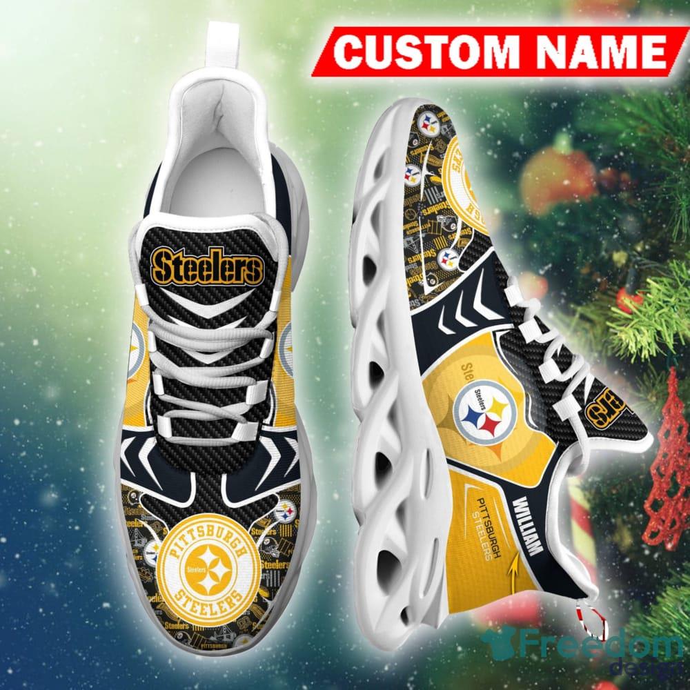 Pittsburgh Steelers NFL Collection Max Soul Shoes Personalized Name Chunky  Sneakers For Men Women - Freedomdesign