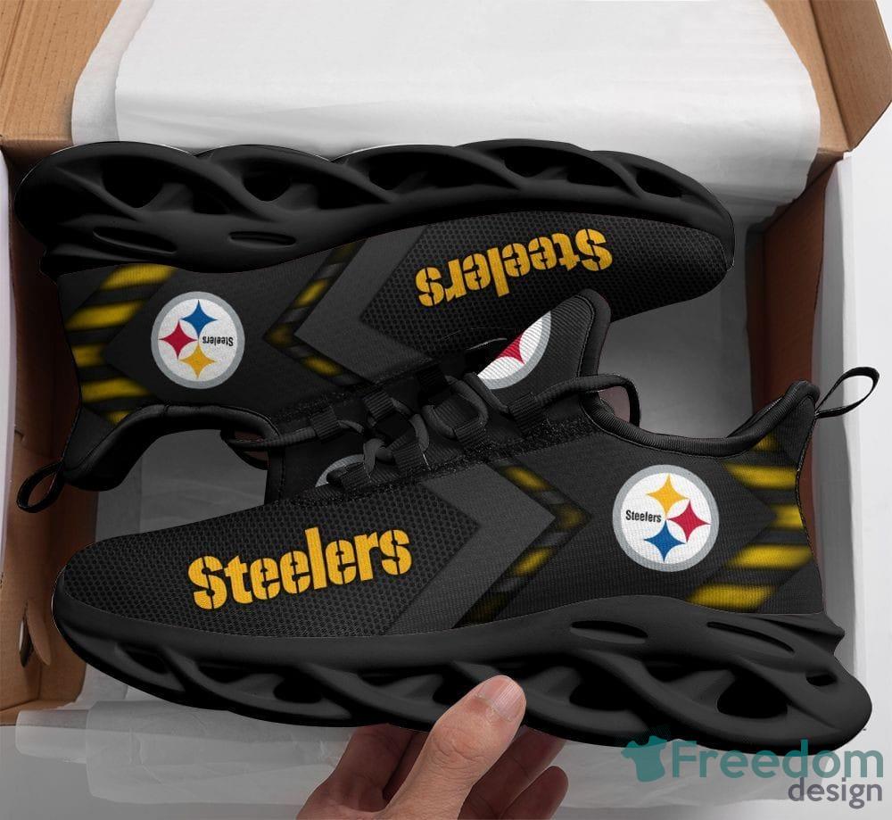 NFL Pittsburgh Steelers Running Sneakers Yeezy Shoes Men And Women