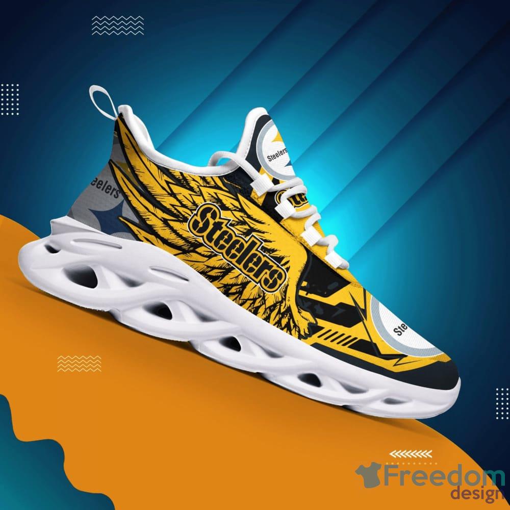 Pittsburgh Steelers Edgy Sports Shoes Gift Fans Max Soul Sneakers