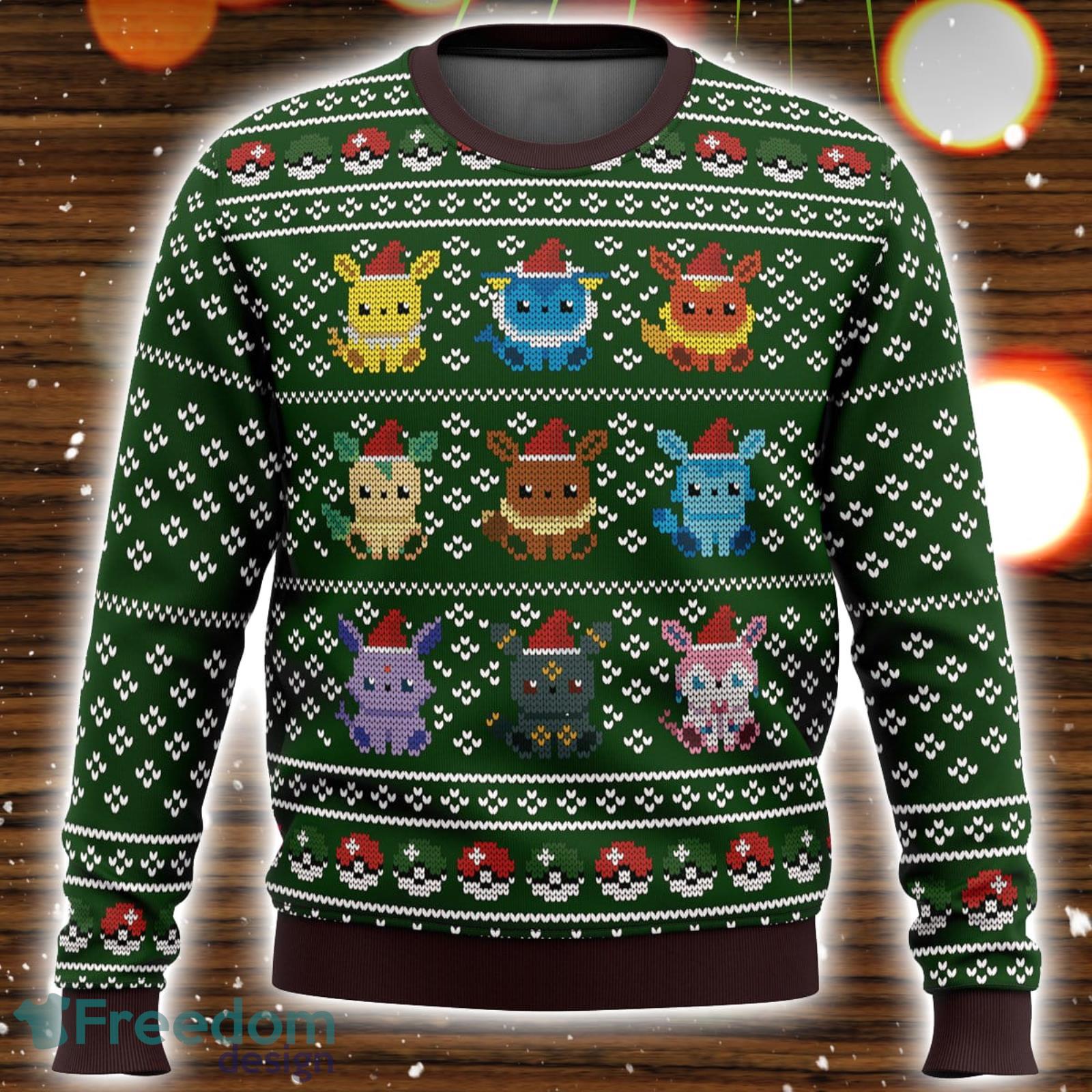 Eevee Evolutions pokemon ugly Christmas t-shirt, hoodie, sweatshirt