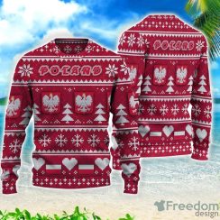 Poland Christmas All Over Printed 3D Sweater Christmas Gift