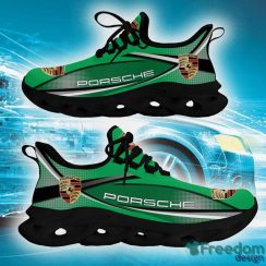 Porsche Craftsmanship Sports Sneaker Fans Car Gift Clunky Shoes For Men And Women Green