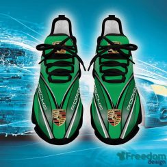 Porsche Craftsmanship Sports Sneaker Fans Car Gift Clunky Shoes For Men And Women Green image Porsche Craftsmanship Sports Sneaker Fans Car Gift Clunky Shoes For Men And Women Green - Porsche Running Shoes Max Soul Shoes Sneakers Photo 4
