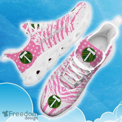 Portland Timbers Pink New Chunky Shoes Camo Logo Printed For Men And Women Gift Fans Max Soul Sneakers - Portland Timbers Clunky Sneakers Photo 20