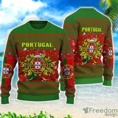 Portugal Christmas All Over Printed 3D Sweater Christmas Gift