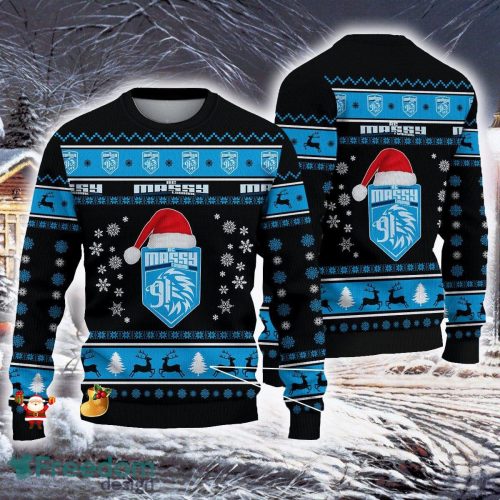 RC Massy Essonne Bold Top 14 Pro D2 Ugly Sweaters Gift For Fans Christmas Sweatshirt - RC Massy Essonne Bold Top 14 Pro D2 Ugly Sweaters Gift For Fans Christmas Sweatshirt